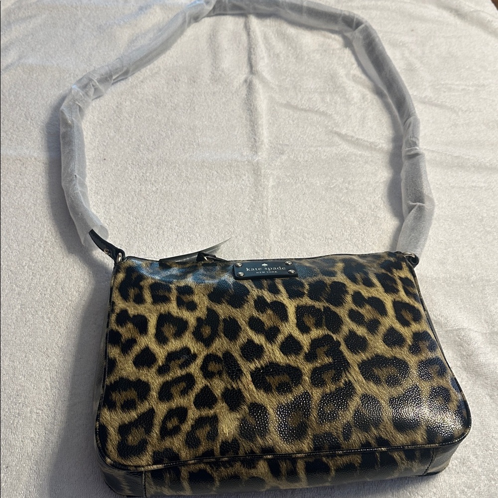 NEW! Kate Spade Leopard Print Shoulder Bag